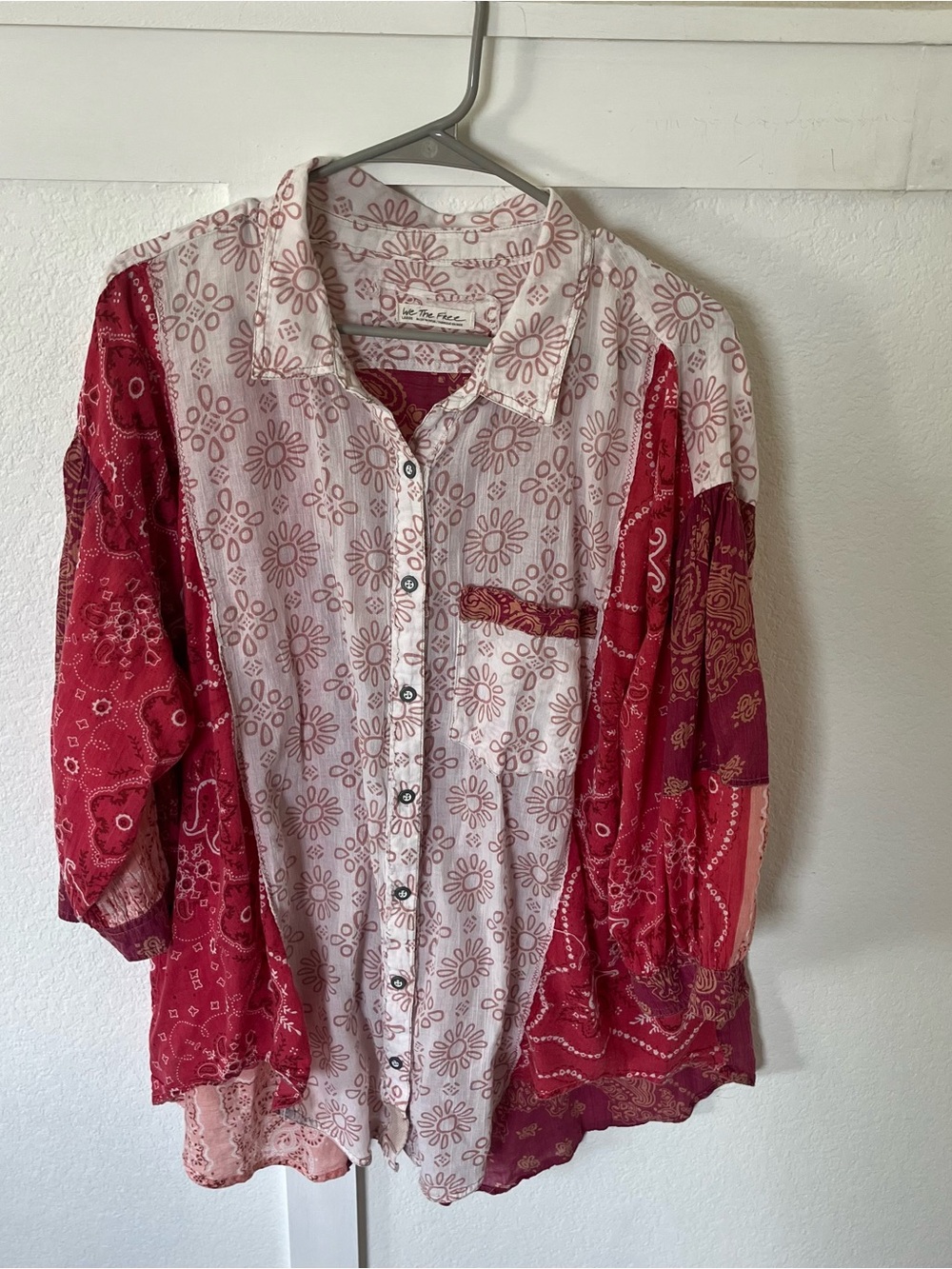 We the Free Women's Large Button-down Shirt.